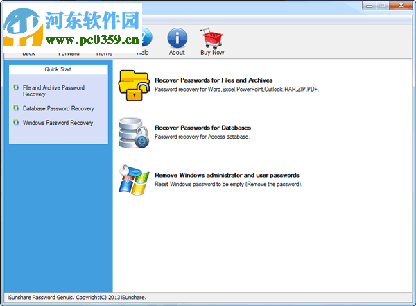 iSunshare Password Genius(通用密碼恢復(fù)軟件) 2.1.1 官方版