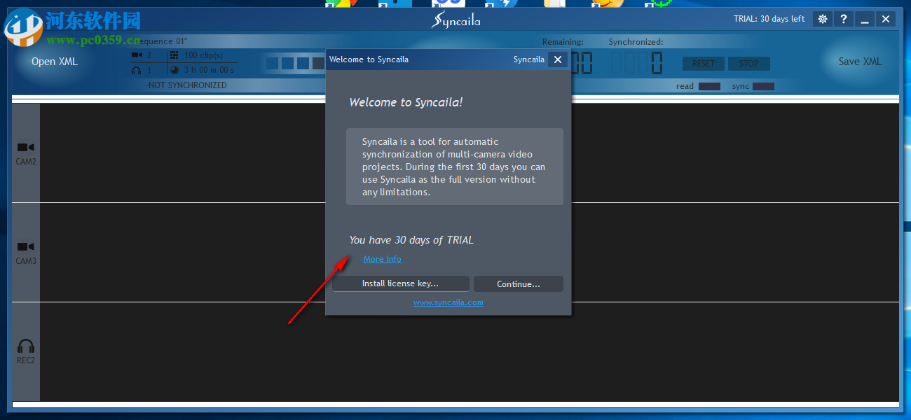 Syncaila下載(多機(jī)位攝像機(jī)視頻音頻同步軟件) 1.3.2 漢化破解版