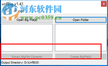 unfBig(big文件拆包打包工具) 1.41 英文版