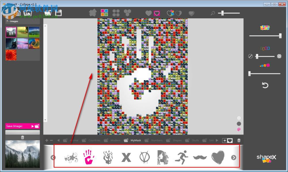 ShapeX(照片拼貼軟件) 1.2 官方版