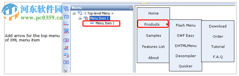 Sothink Flash Menu(閃存菜單工具) 1.2 官方版