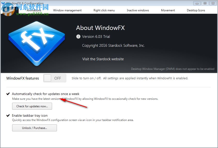 Stardock WindowFX(窗口特效軟件) 6.02 免費(fèi)版