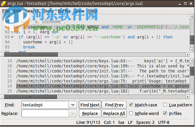 Textadept(文本編輯工具) 10.2 官方版