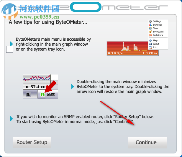 ByteOMeter(帶寬測試監(jiān)控工具) 1.5.1 綠色版