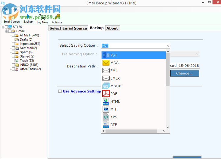 Email Backup Wizard(電子郵件備份工具) 3.1 破解版