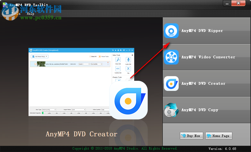 AnyMP4 DVD Toolkit(DVD工具包) 6.0.68 破解版