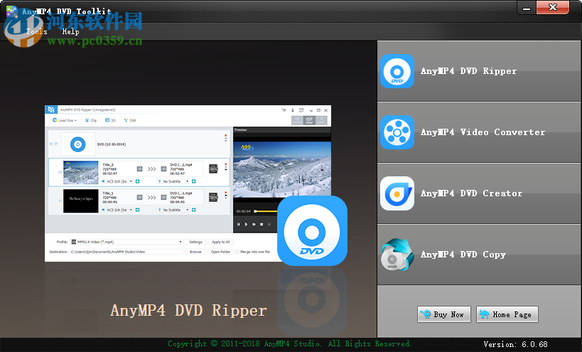 AnyMP4 DVD Toolkit(DVD工具包) 6.0.68 破解版