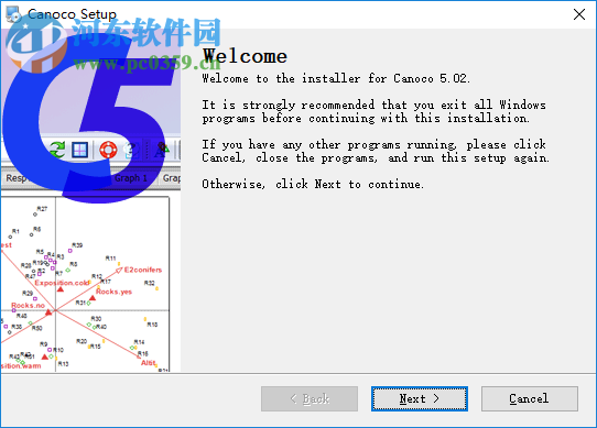 Canoco(生態(tài)數(shù)據(jù)處理軟件) 5.02 免費(fèi)版