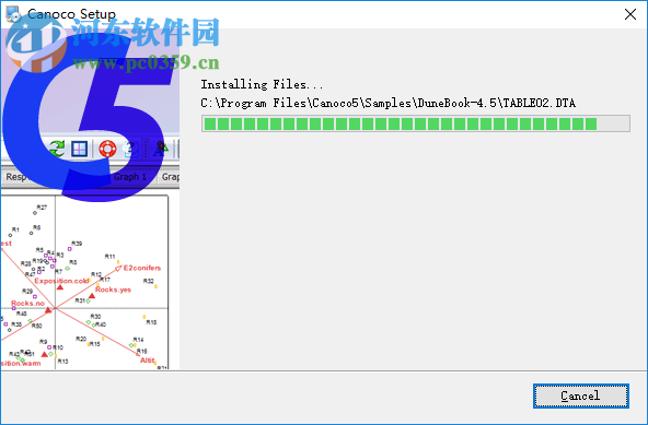 Canoco(生態(tài)數(shù)據(jù)處理軟件) 5.02 免費(fèi)版