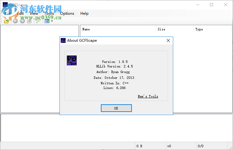 GCFScape(GCF文件瀏覽器) 1.8.6 綠色版