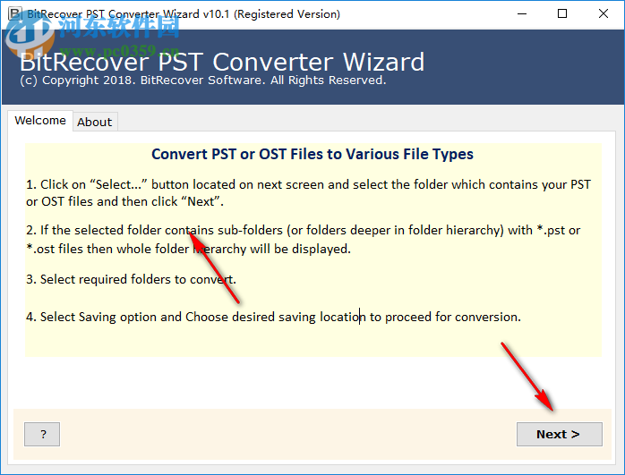 pst格式轉(zhuǎn)換工具(BitRecover PST Converter Wizard)