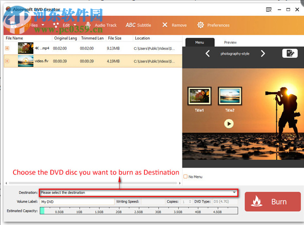 Aiseesoft DVD Creator(DVD刻錄軟件) 5.2.38 免費版