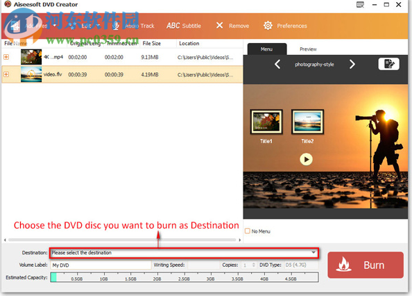 Aiseesoft DVD Creator(DVD刻錄軟件) 5.2.38 免費版