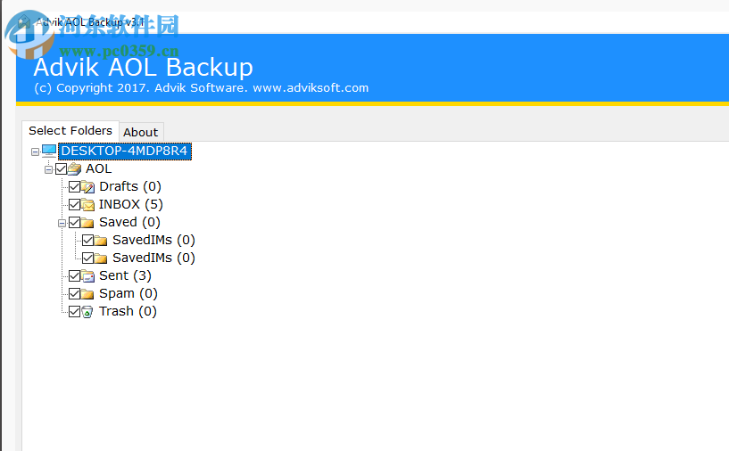 Advik AOL Backup(AOL郵件備份工具) 3.1 免費(fèi)版