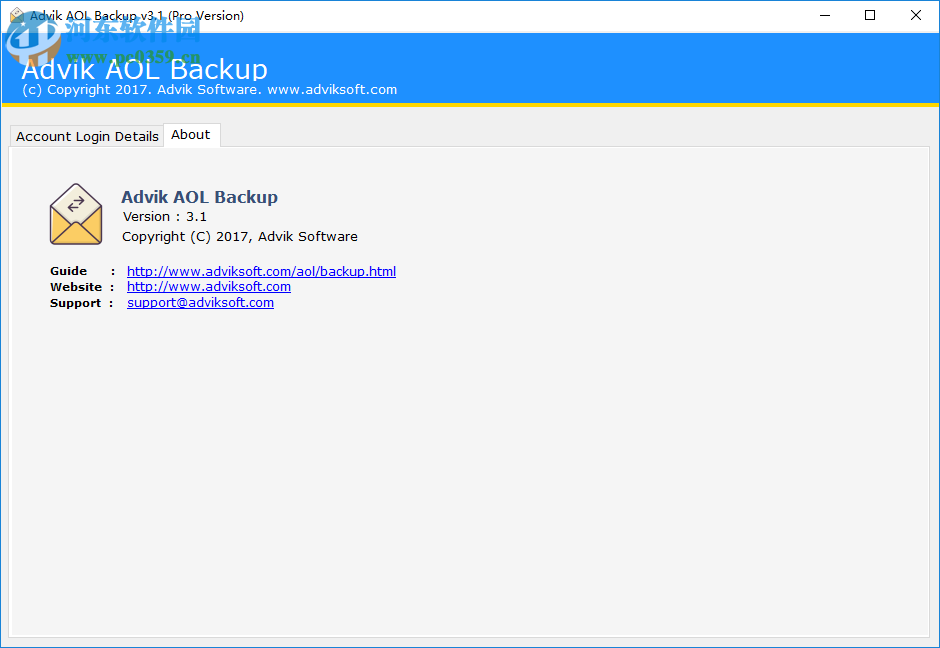 Advik AOL Backup(AOL郵件備份工具) 3.1 免費(fèi)版