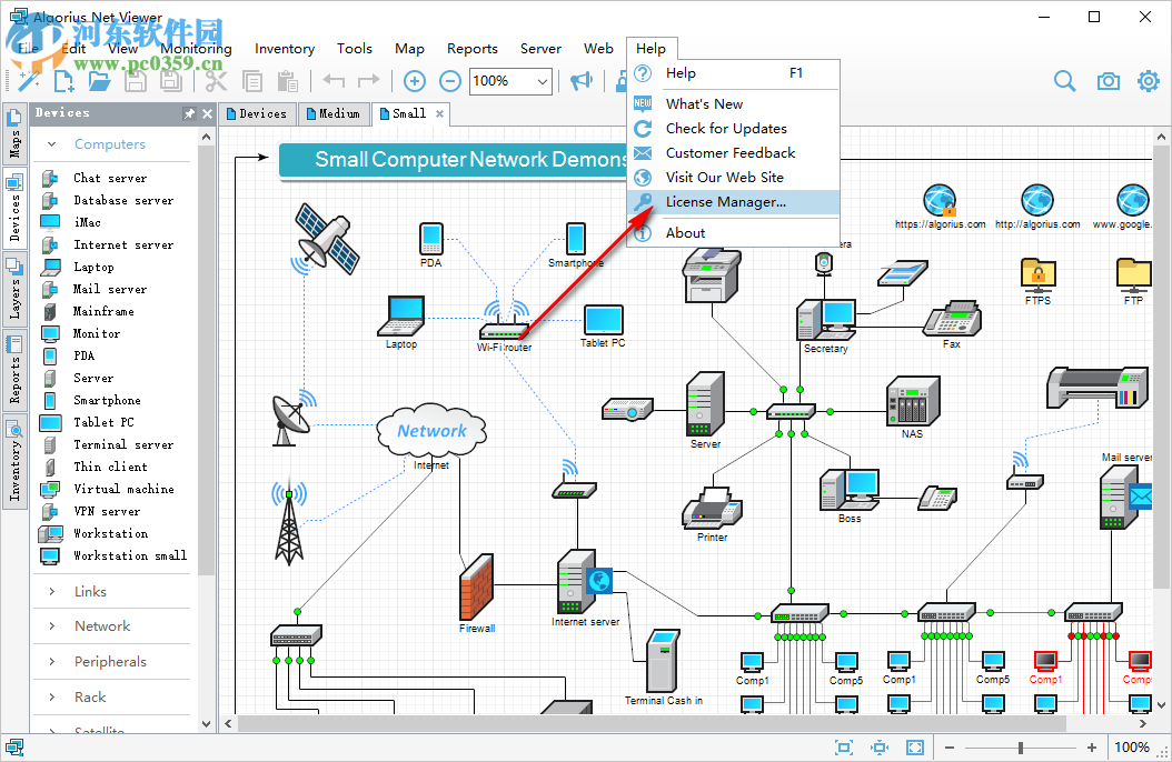 Algorius Net Viewer(網(wǎng)絡(luò)可視化管理軟件) 10.0.4 免費(fèi)版