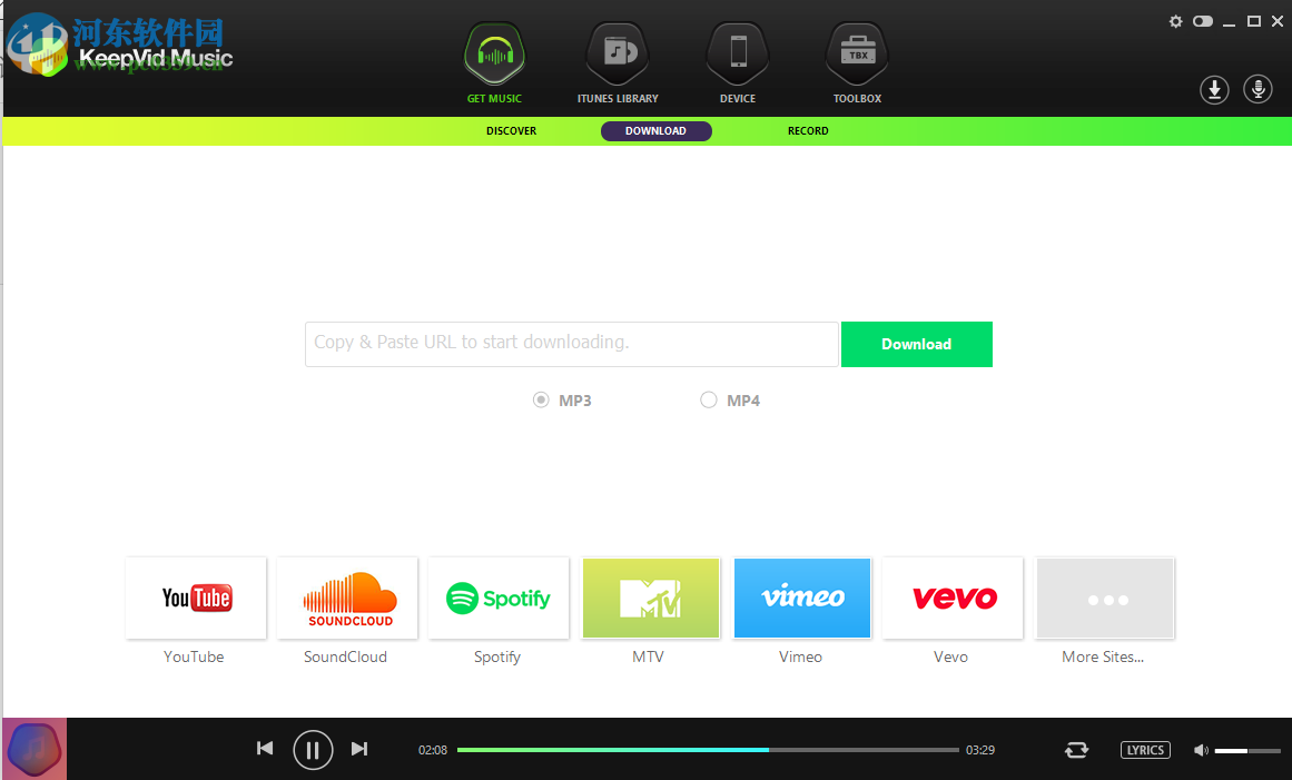 KeepVid Music(在線(xiàn)音頻下載器) 8.3.0.2 破解版