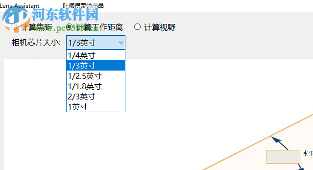 工業(yè)相機(jī)鏡頭選型工具 1.0 中文版