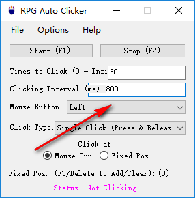 RPG Auto Clicker(鼠標(biāo)自動(dòng)點(diǎn)擊器) 5.0.1.0 免費(fèi)版