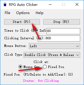 RPG Auto Clicker(鼠標(biāo)自動(dòng)點(diǎn)擊器) 5.0.1.0 免費(fèi)版