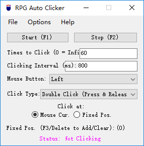 RPG Auto Clicker(鼠標(biāo)自動(dòng)點(diǎn)擊器) 5.0.1.0 免費(fèi)版