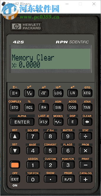 Free42(科學計算器)