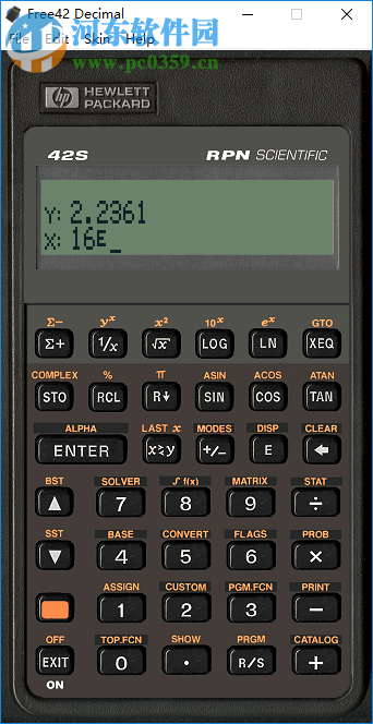 Free42(科學計算器)