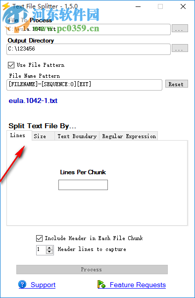 Text File Splitter(文件分割工具) 1.5.0 免費版