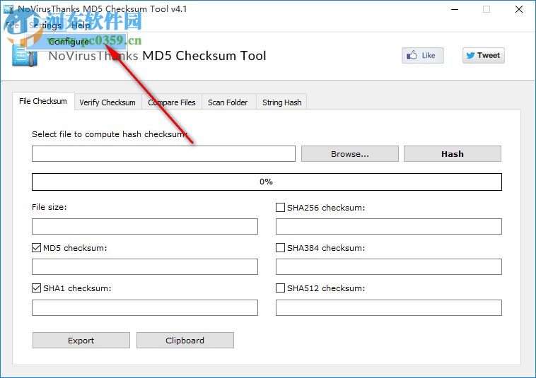 NoVirusThanks MD5 Checksum Tool(MD5文件校驗工具) 4.3.0 綠色中文版