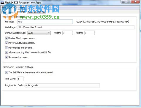 Flash2X EXE Packager Pro(Flash文件加密工具) 3.0.1 中文版