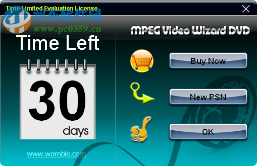 Womble MPEG Video Wizard DVD(電影魔方專業(yè)版) 5.0.1.110 免費中文版