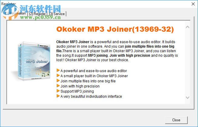 Okoker MP3 Joiner(mp3合并軟件) 5.5.1 官方版