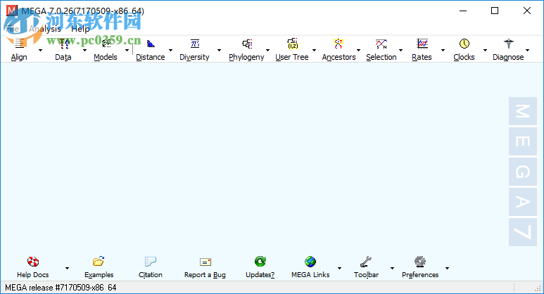MEGA(分子進(jìn)化遺傳分析軟件) 7.0.26 官方版