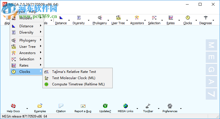 MEGA(分子進(jìn)化遺傳分析軟件) 7.0.26 官方版