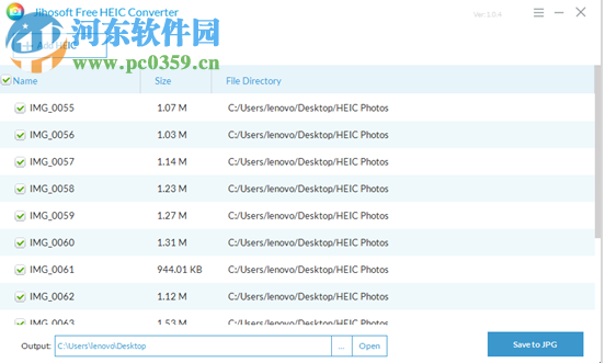 Jihosoft Free HEIC Converter(HEIC格式轉(zhuǎn)換) 1.0 免費版