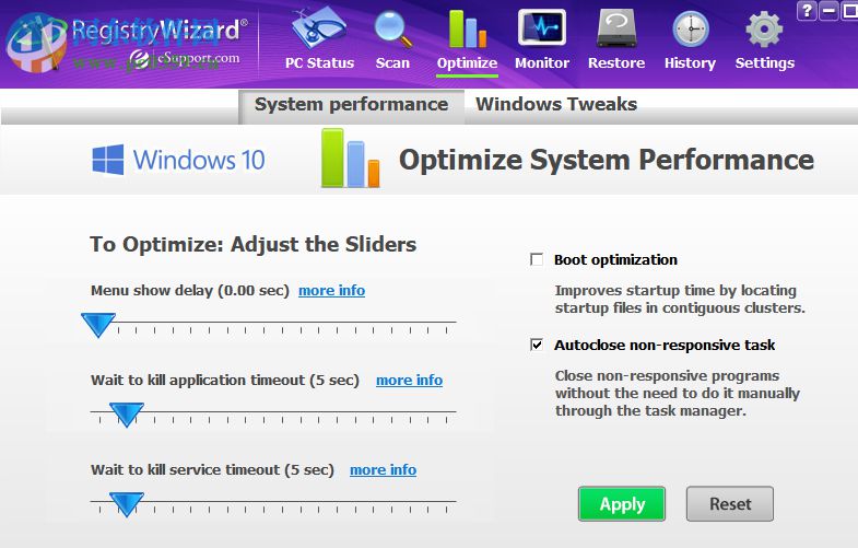 RegistryWizard(注冊表錯誤修復(fù)工具) 3.5.19.504 免費版