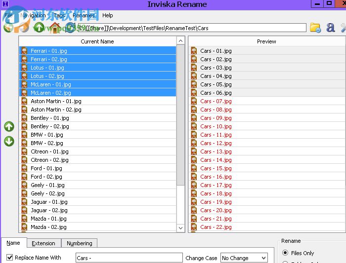 Inviska Rename(批量重命名軟件) 12.0 官方版