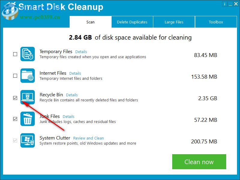 Smart Disk Cleanup(磁盤清理軟件) 2.2 官方版