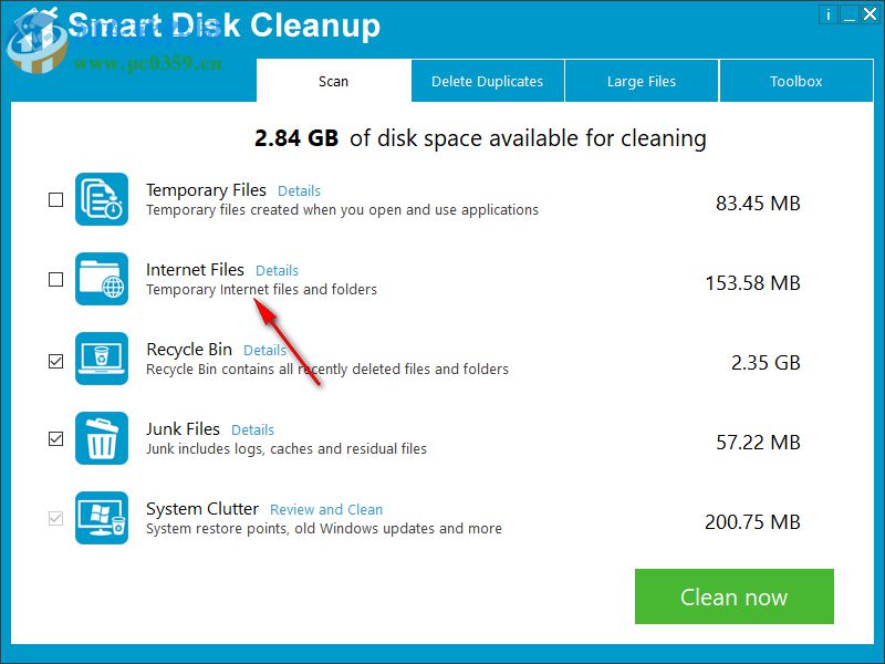 Smart Disk Cleanup(磁盤清理軟件) 2.2 官方版