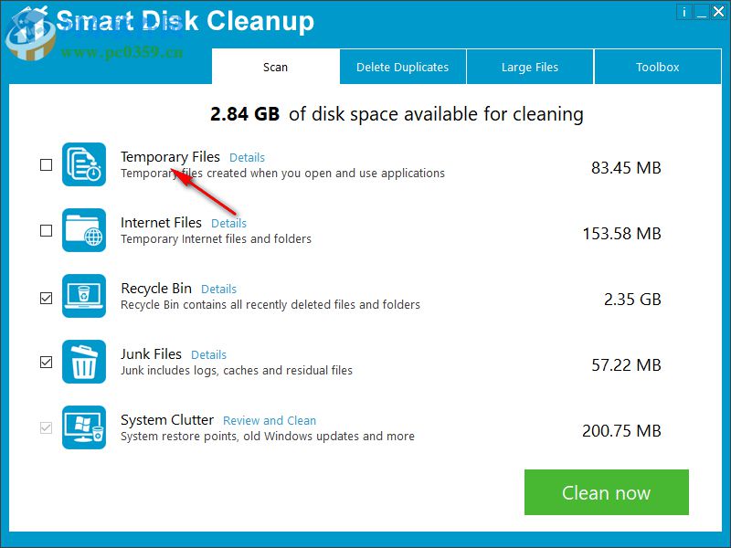 Smart Disk Cleanup(磁盤清理軟件) 2.2 官方版