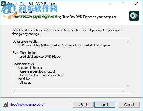 TuneFab DVD Ripper(DVD格式轉換器) 1.0.16 免費版