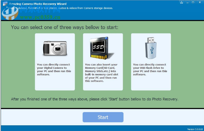 Amazing Camera Photo Recovery Wizard 9.1.1.8 官方版