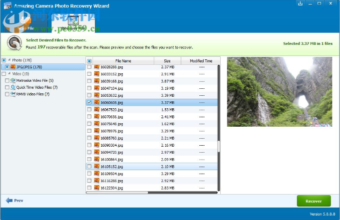 Amazing Camera Photo Recovery Wizard 9.1.1.8 官方版