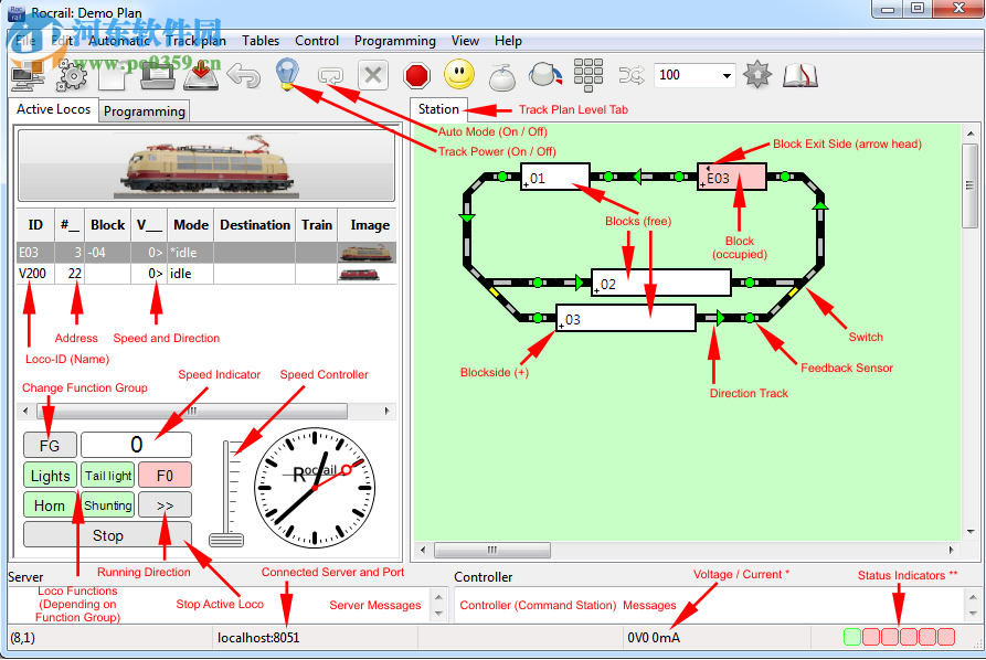 Rocrail(列車布局模擬編輯軟件) 15661 中文版