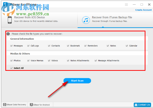 iPhone數(shù)據(jù)恢復(fù)工具(Bitwar iPhone Data Recovery) 1.3.8.1 官方版