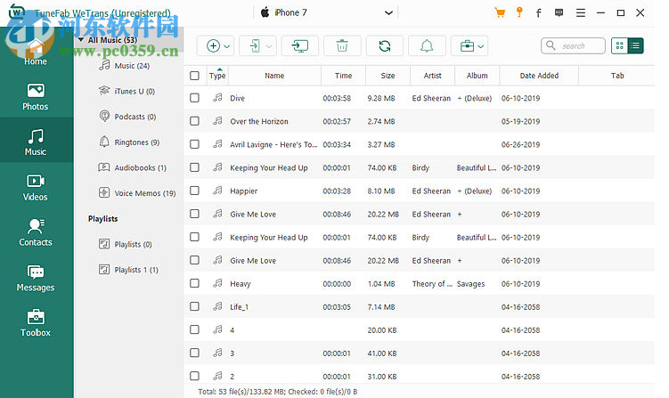 ios設(shè)備文件同步工具(TuneFab WeTrans) 2.0.8 免費(fèi)版