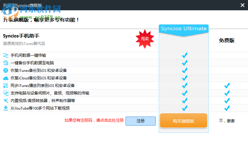 Anvsoft SynciOS Pro(IOS手機(jī)管理軟件) 6.6.2 免費(fèi)版