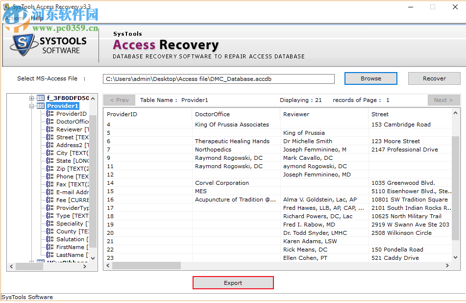 Access數(shù)據(jù)庫恢復(fù)軟件(SysTools Access recovery) 3.3 官方版