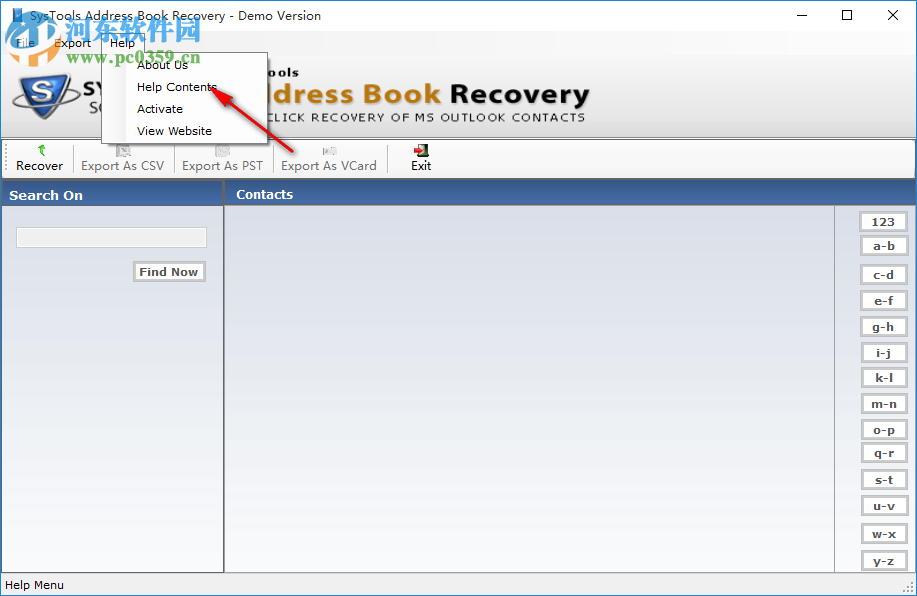 SysTools Address Book Recovery(通訊簿恢復(fù)軟件) 2.0 官方版