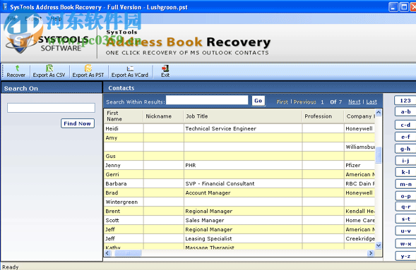 SysTools Address Book Recovery(通訊簿恢復(fù)軟件) 2.0 官方版